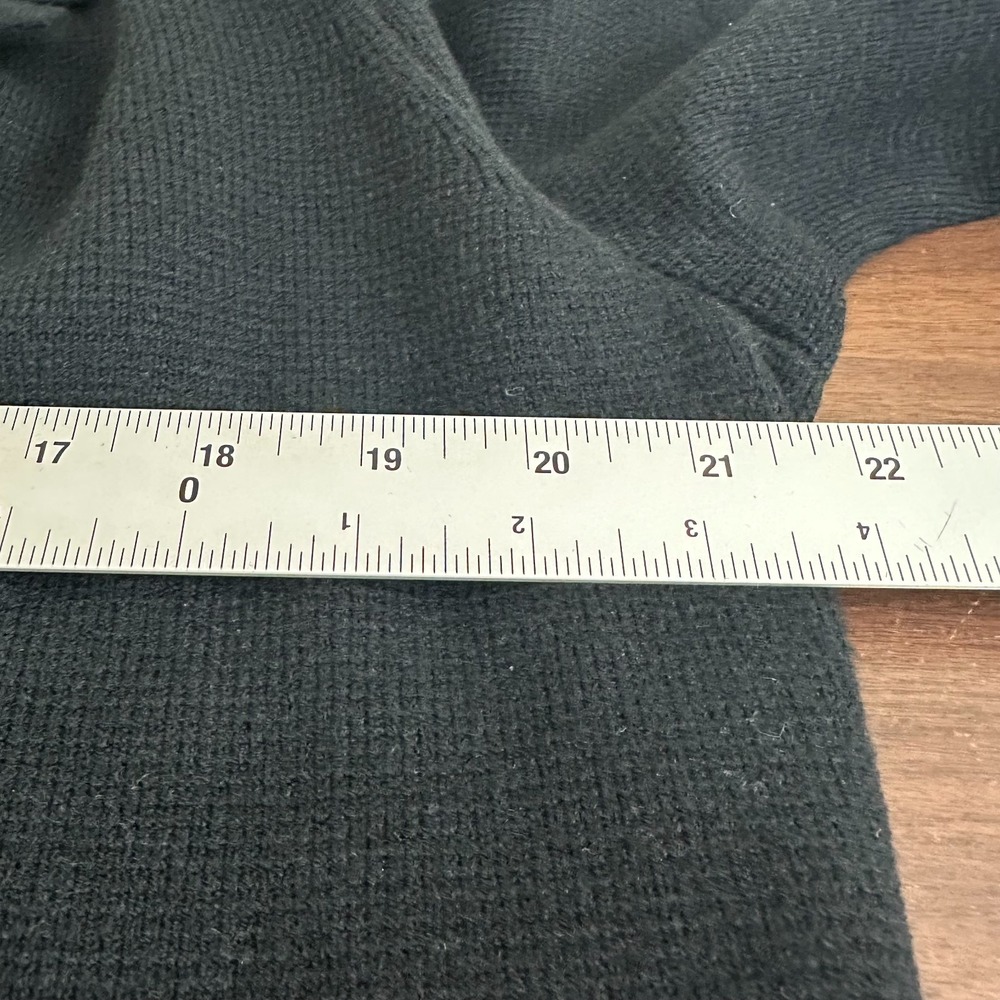 On 34th Sweater Blazer Deep Black Notch Collar Pockets Long Sleeve Womens Large - Picture 7 of 8